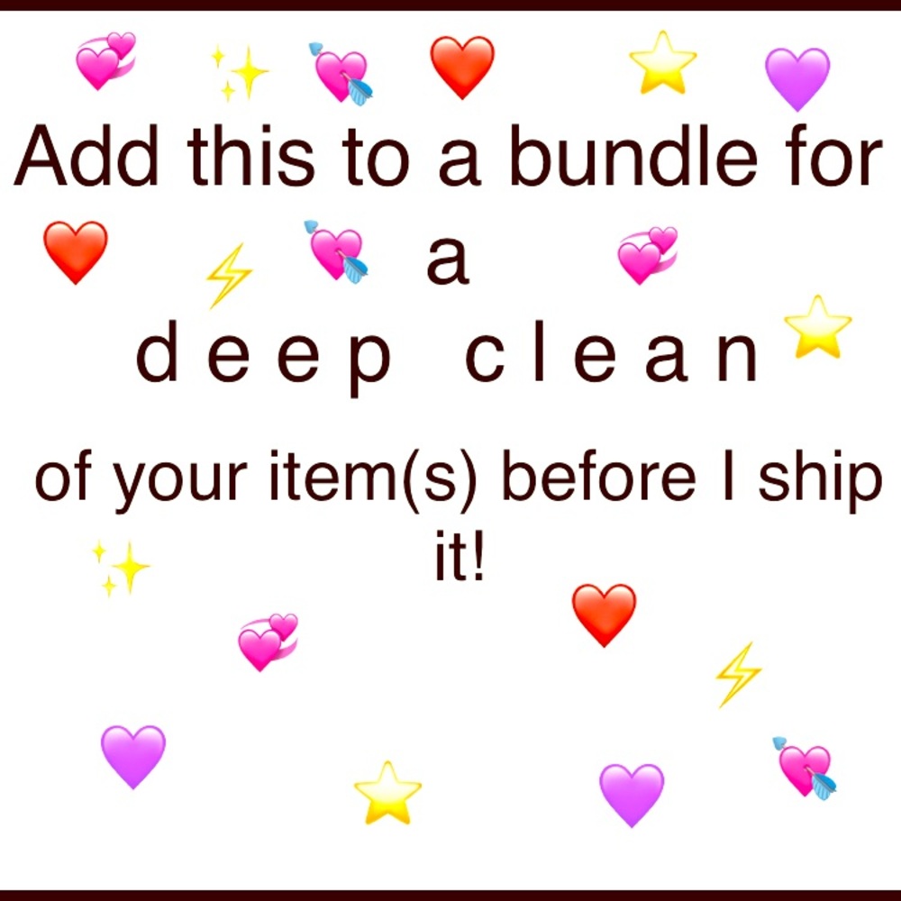 Deep Clean Of Your Items